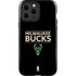 NBA Milwaukee Bucks Standard - Black iPhone 15 Pro Max Impact Case